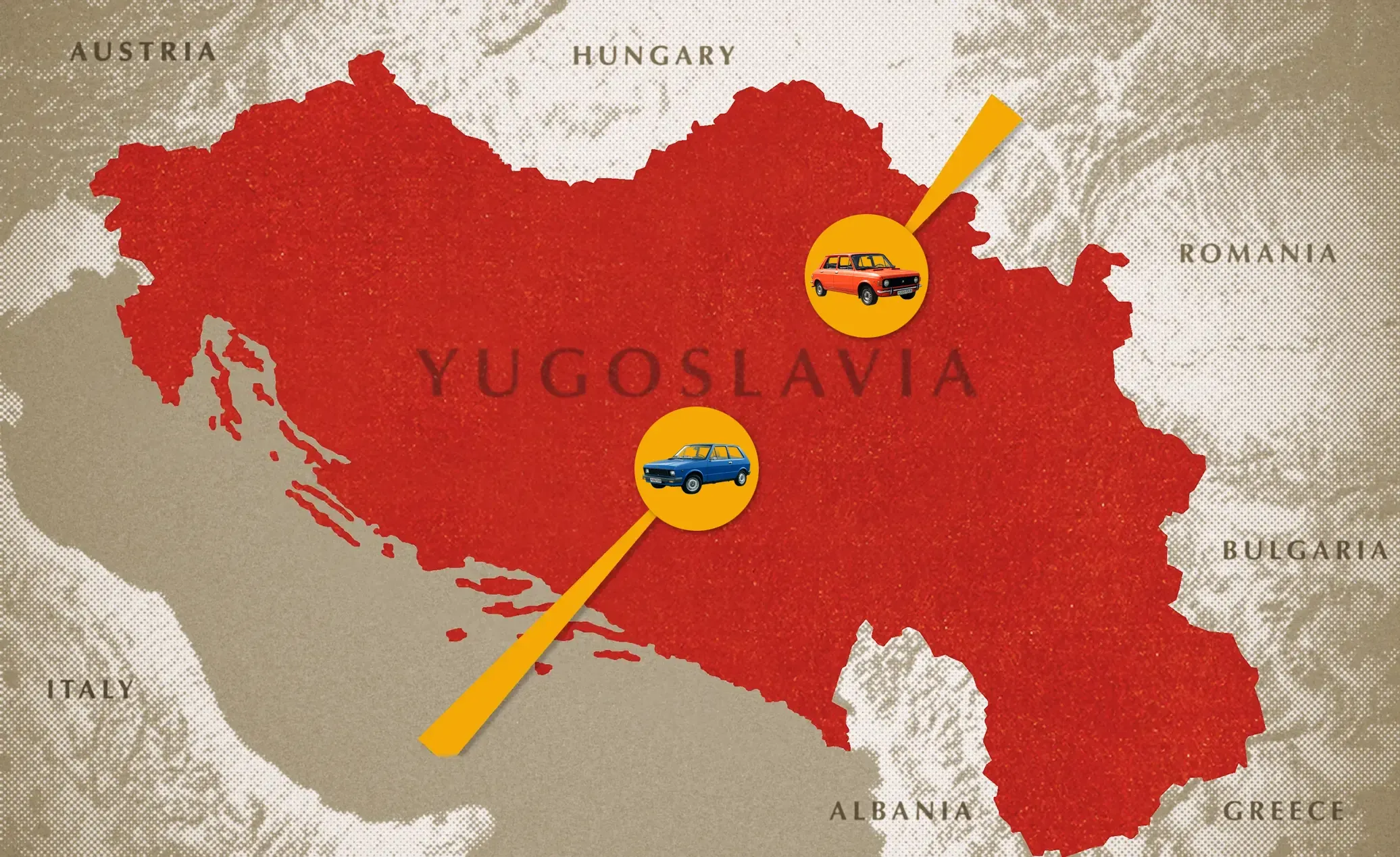 Yugoslavia Map